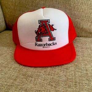 Vintage Arkansas Razorback hat